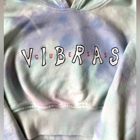 Guess x J Balvin Vibras cropped hoodie sweater - Picture 4 of 7
